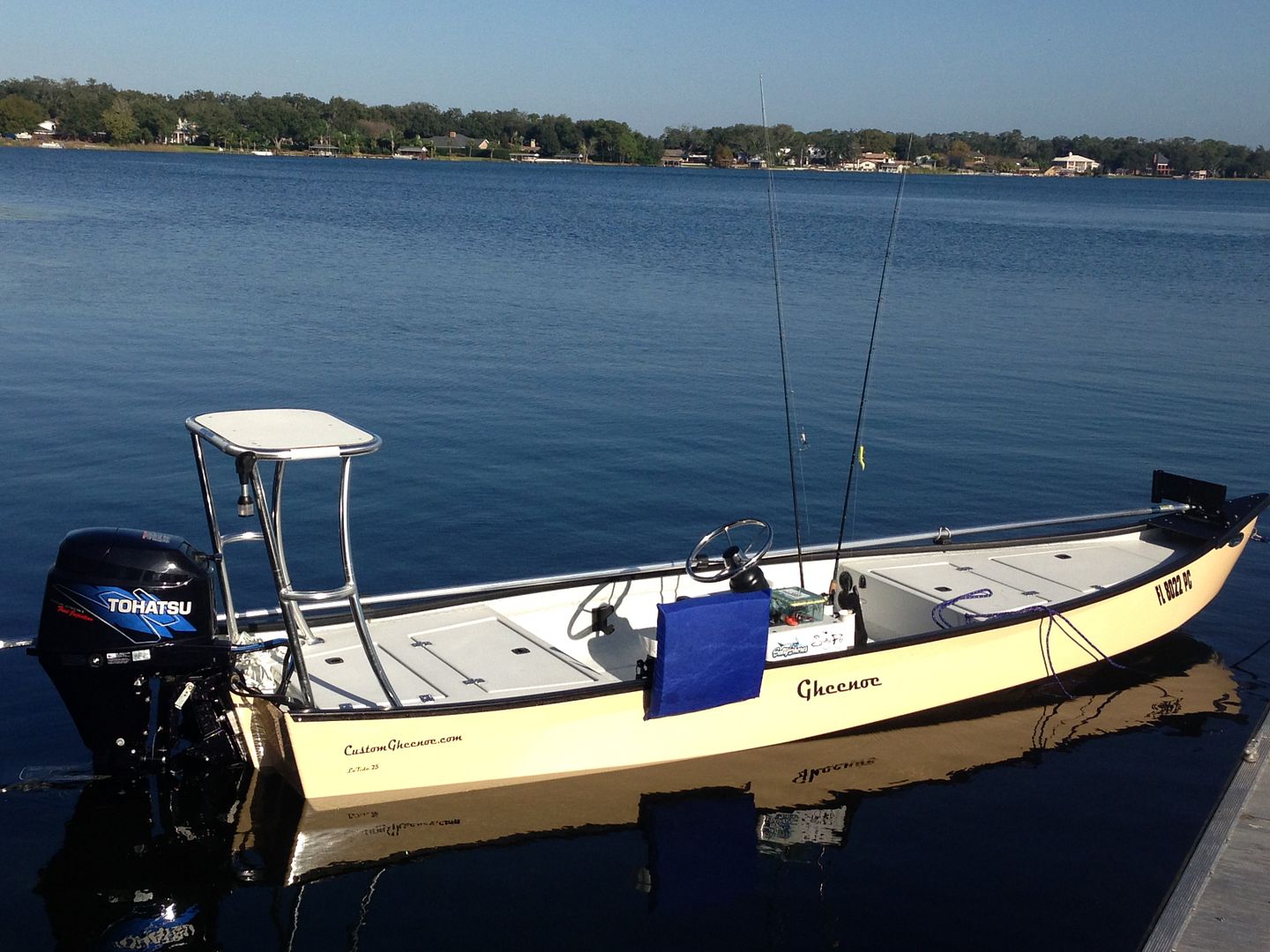 SOLD/EXPIRED LT25 Gheenoe Side Console 25HP 4Stroke, Pole Platform